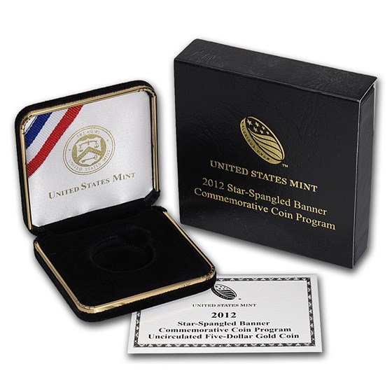 OGP Box & COA - 2012 U.S. Mint Star Spangled Banner OGP Box & COA - 2012 U.S. Mint Star Spangled Banner